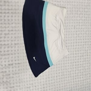 Nike Blue and White Athletic Skirt